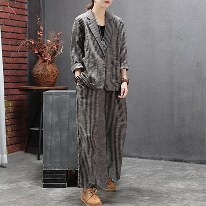 Wild Wide Leg Pants Setup【TR2848】