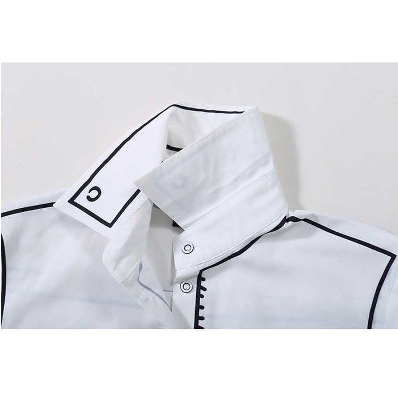 〈Unisex〉Graffiti Print Shirt【TR1037】