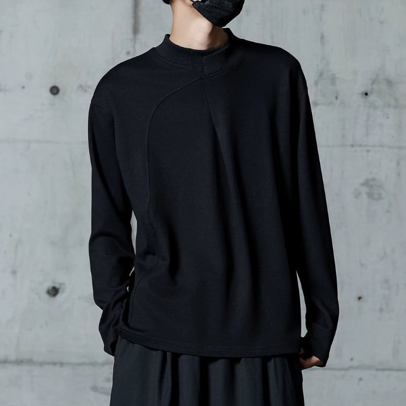 Curved Panel Long-sleeve T-shirt【TR3331】
