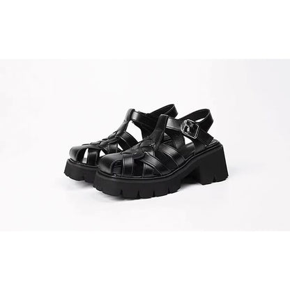 Retro Braided Roman Sandal【TR3414】