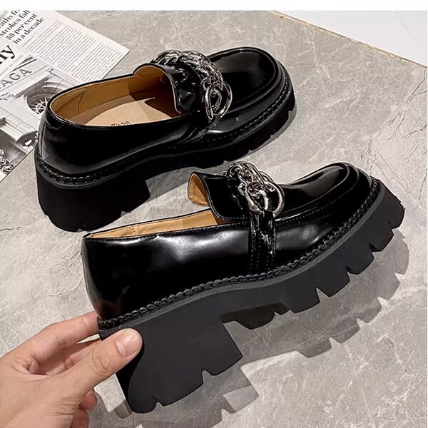 Slip-on Chain Chunky Shoes【TR3398】