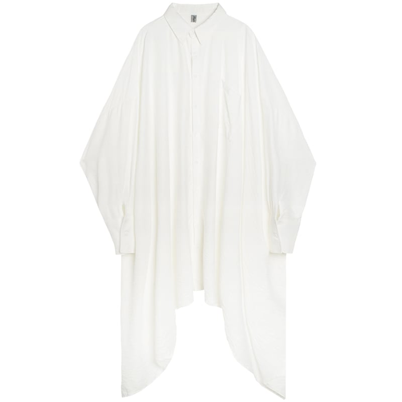 〈Unisex〉Irregular Long Huge Shirt【TR1411】