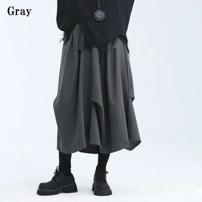 Asymmetru Wool Skirt【TR3151】