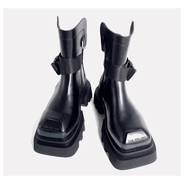 Square toe Combat Boots【TR3384】
