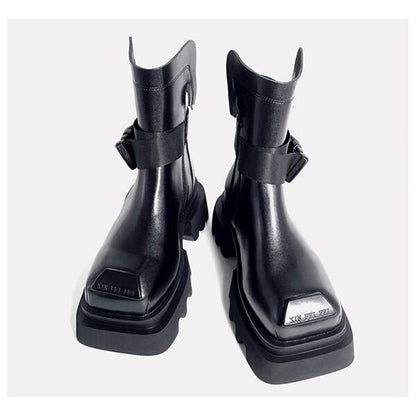 Square toe Combat Boots【TR3384】