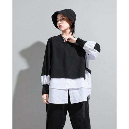 Fake Two Piece Shirt【TR1278】