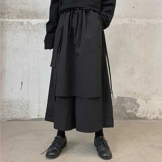 Layered Unique Wide Pants【TR3211】