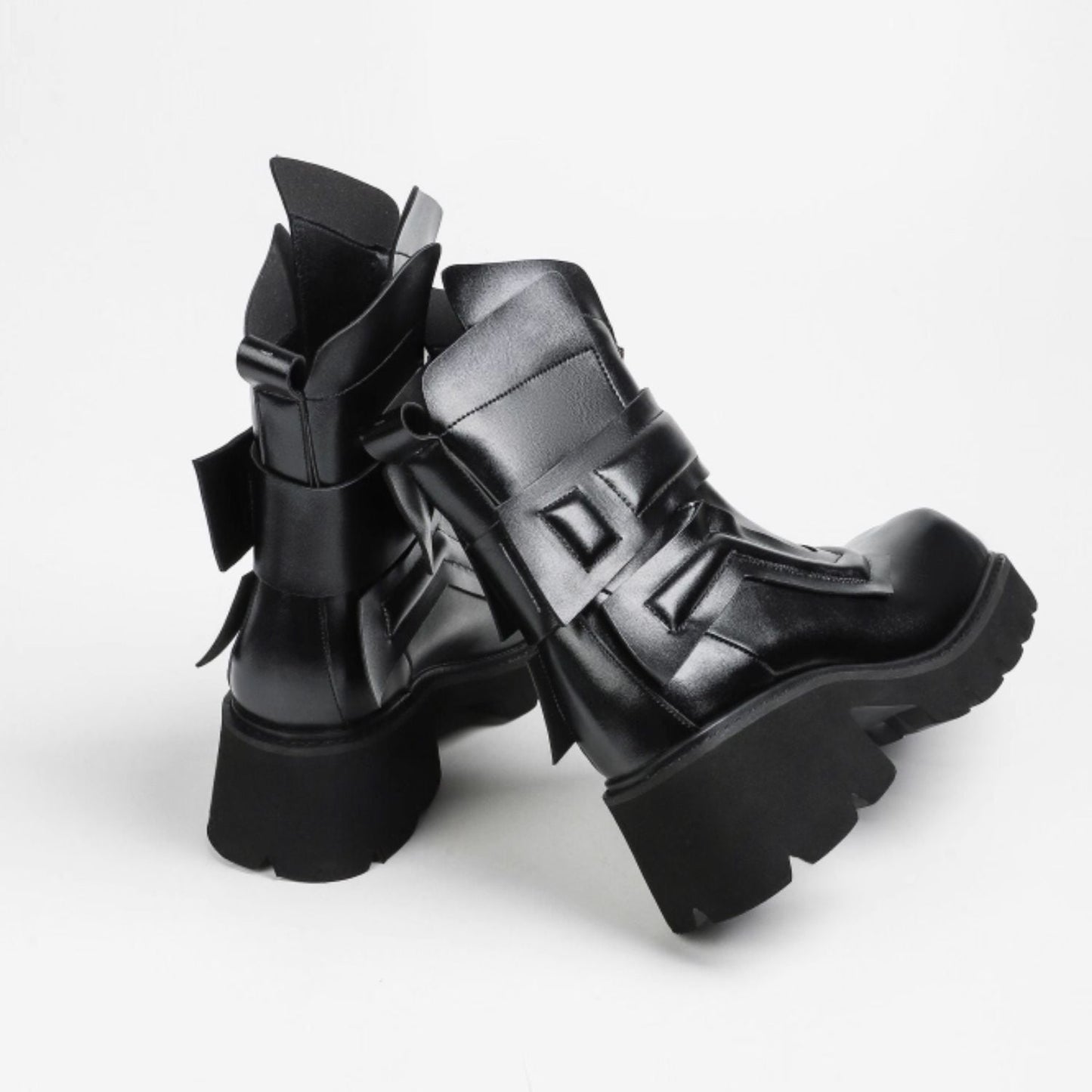 Punk Chunky Platform Boots 【TR3381】