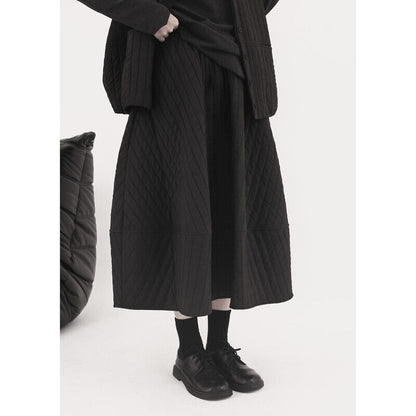 Quilting Crumply Skirt【TR3158】