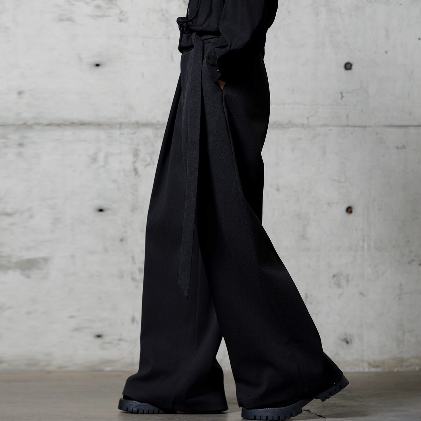 Belted High Waist Pants【TR3272】