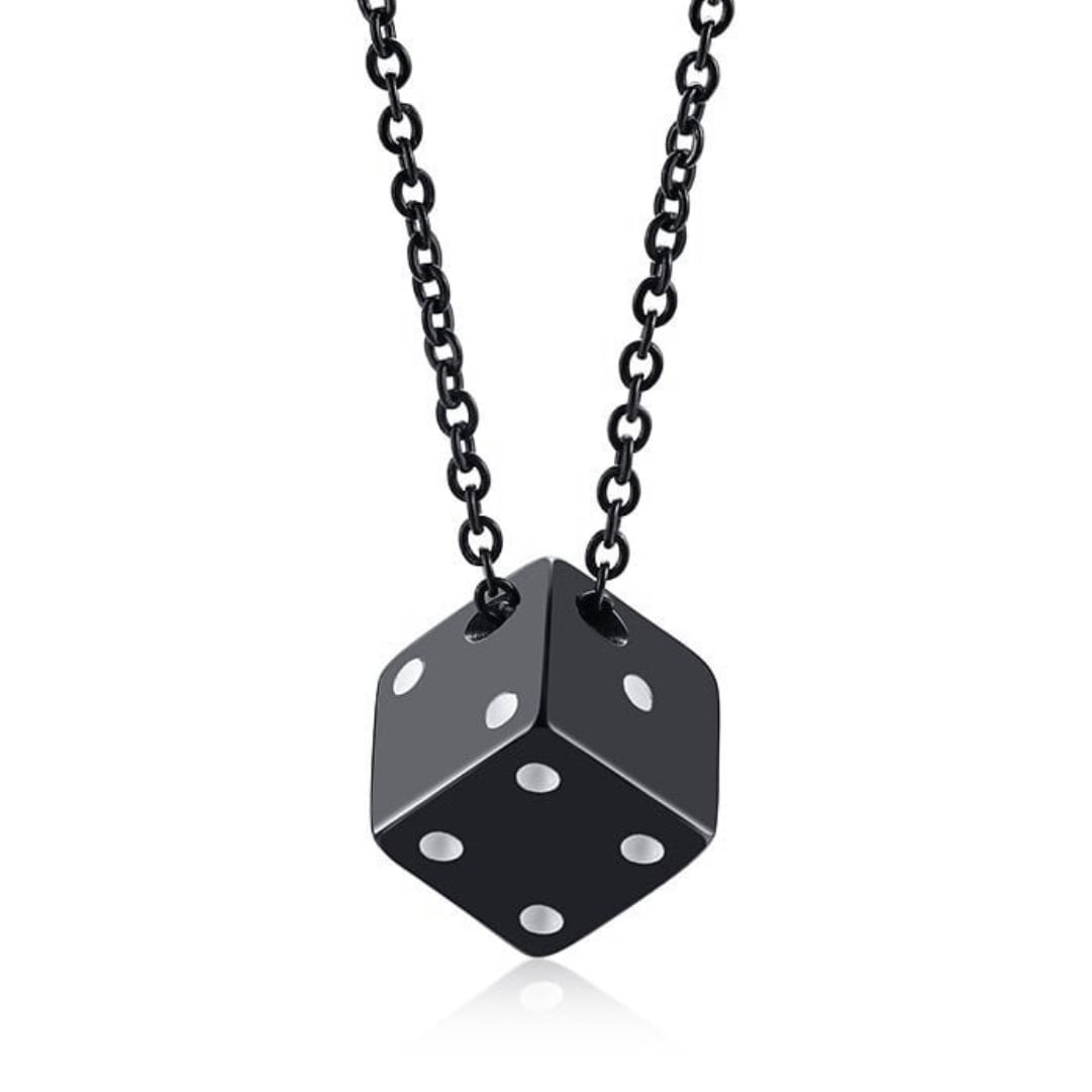 Cool Cube Dice Style Necklace【TR2767】