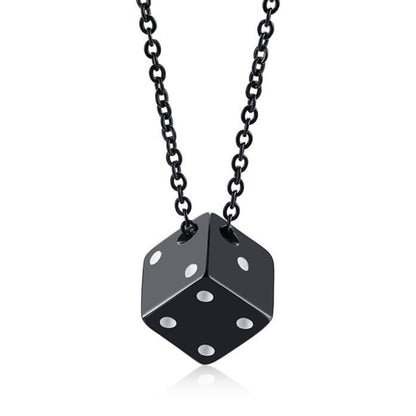 Cool Cube Dice Style Necklace【TR2767】