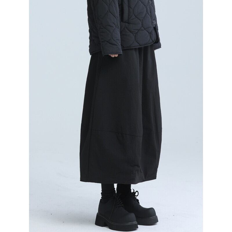 Balloon Drawstring Skirt【TR3154】