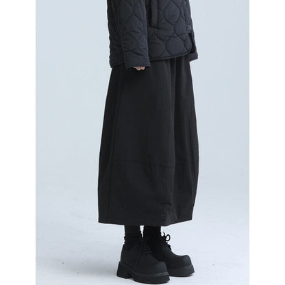 Balloon Drawstring Skirt【TR3154】