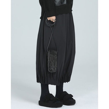 Cropped Gather Pleats Pants【TR3205】