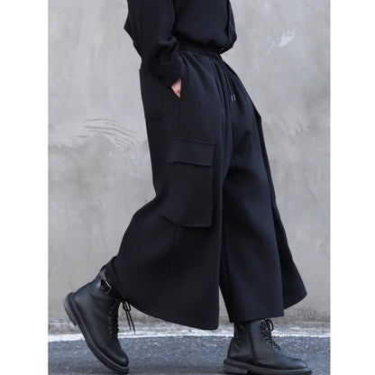 Wide Flare Cargo Pants【TR3319】