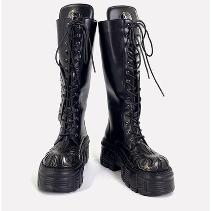 Metallic Butterfly Boots【TR3386】