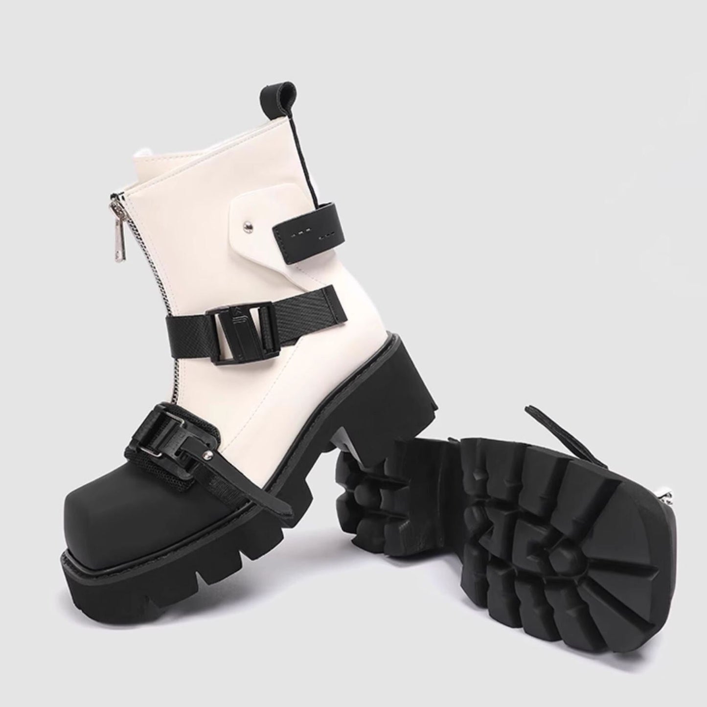 Punk-Rock Short Boots【TR3379】