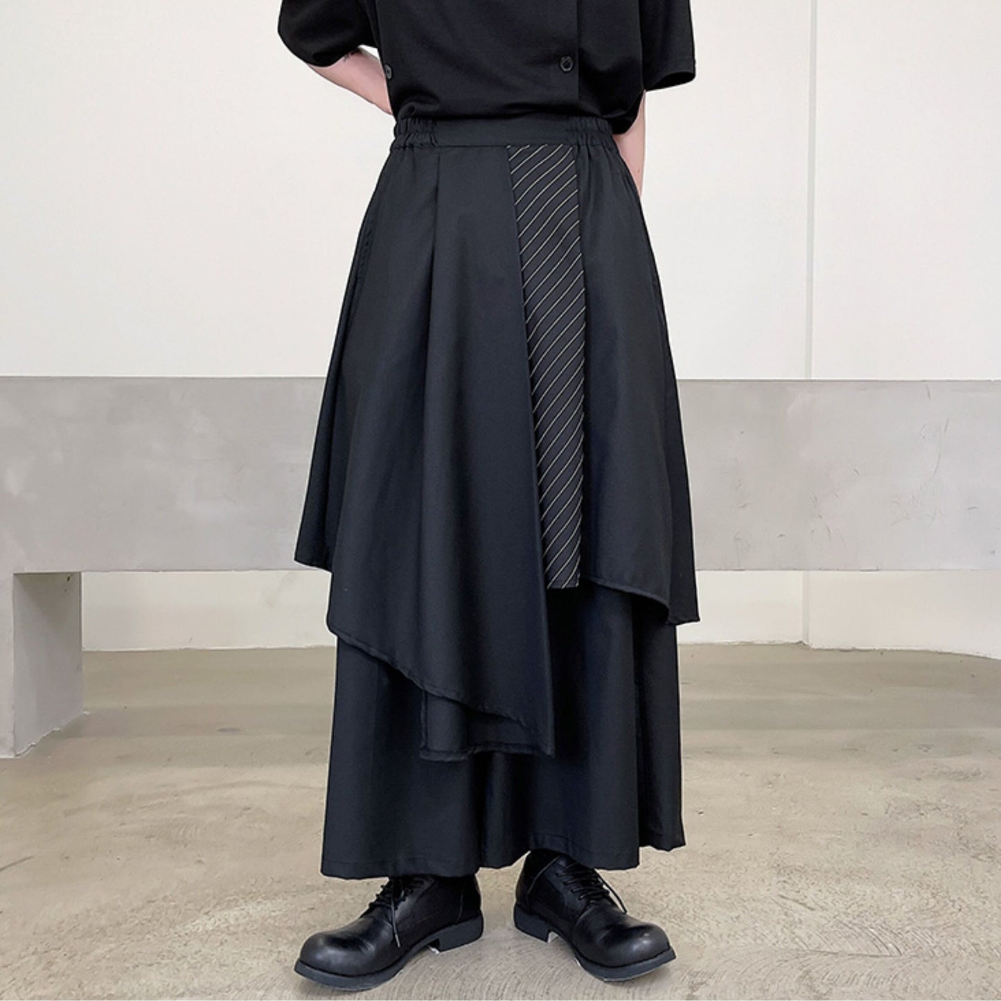 Irregular Design Wide Pants【TR3312】