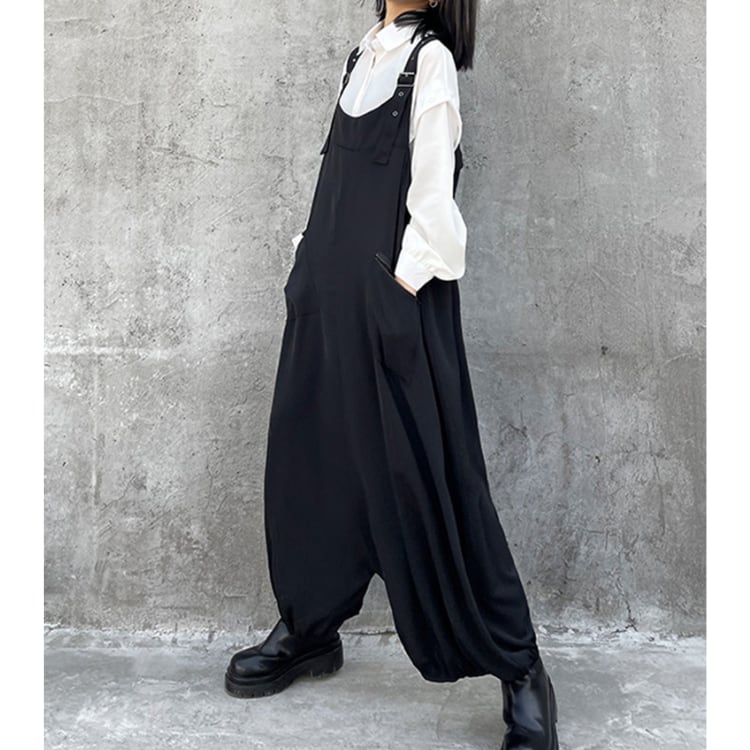 〈Unisex〉Loose Pocket Overall【TR0453】