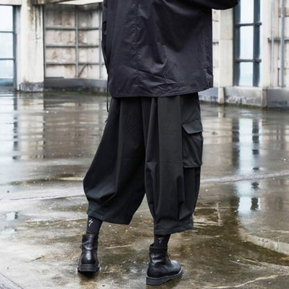 Cropped Balloon Cargo Pants【TR3306】