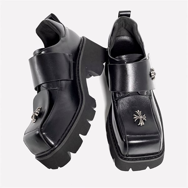 Metallic Cross Pattern Shoes【TR3404】