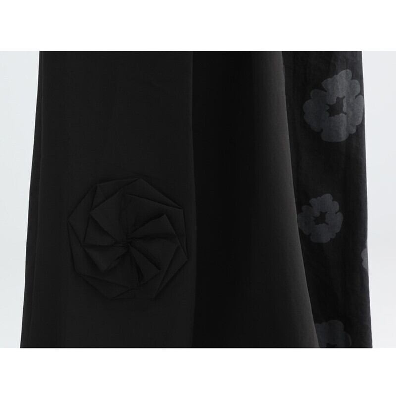 Asymmetrical Flower Wide Pants【TR3229】