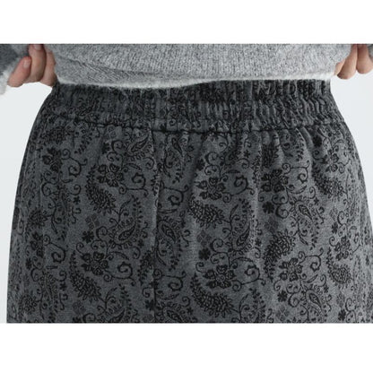 Paisley Straight Wide Pants【TR3209】