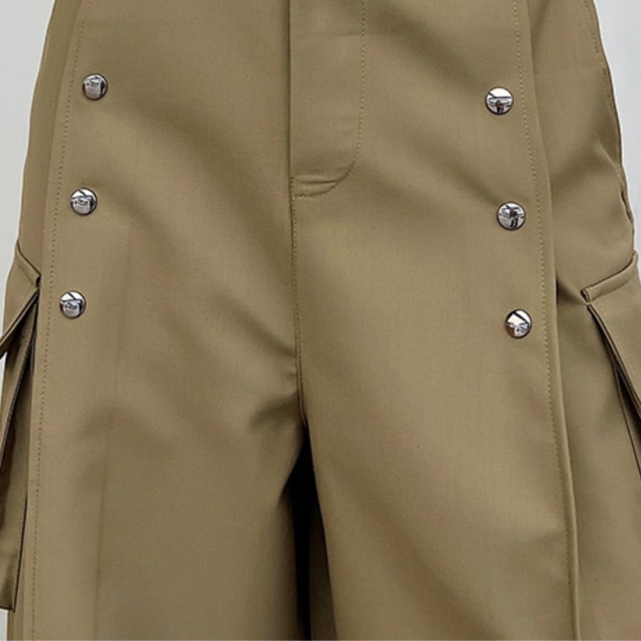 Pocket Bang Wide Pants【TR1448】