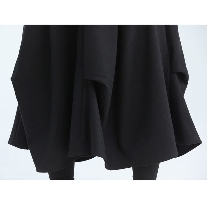 Asymmetru Wool Skirt【TR3151】
