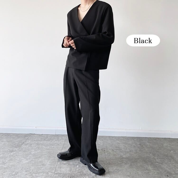 Casual Collarless Jacket【TR2481】