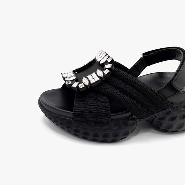 Rhinestone Buckle Sandal【TR3418】