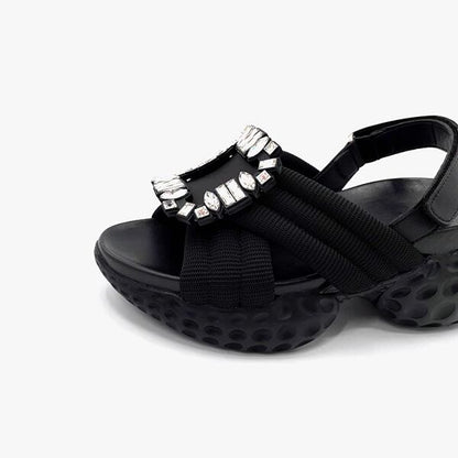 Rhinestone Buckle Sandal【TR3418】