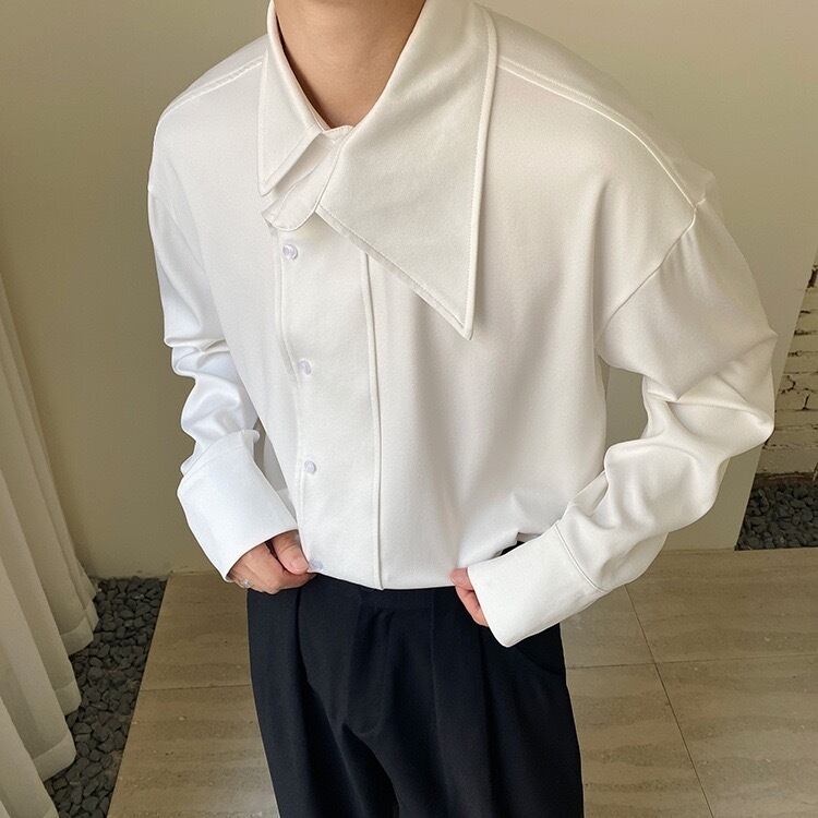 Nichi-botton Asyme Shirt【TR1446】