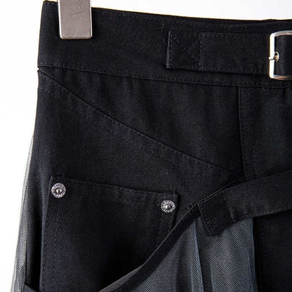 Mesh Tulle Belt Skirt【TR1308】