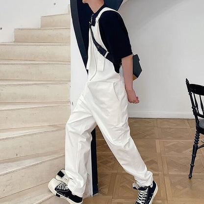 Center Straight Cotton Overall【TR2474】