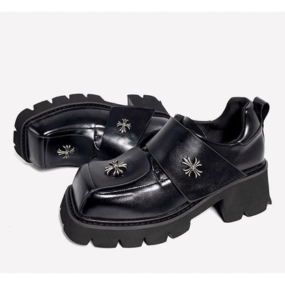 Metallic Cross Pattern Shoes【TR3404】