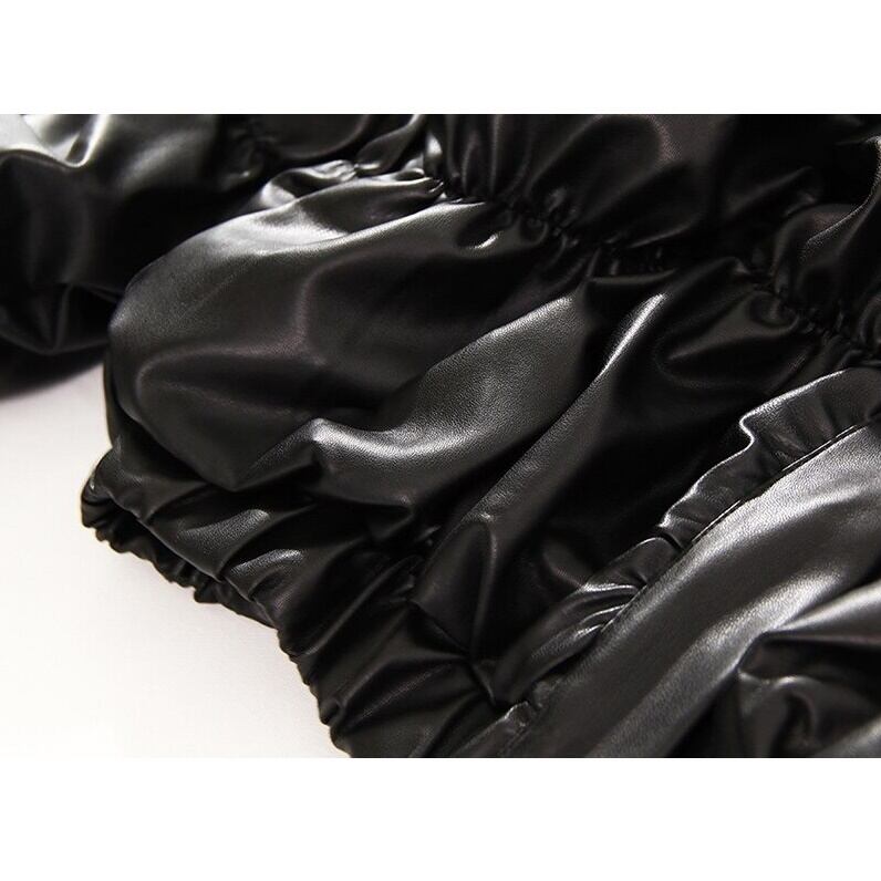 Bubble Fit Black Jacket【TR1108】
