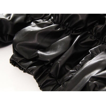 Bubble Fit Black Jacket【TR1108】
