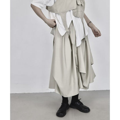 Asymmetry Drape Skirt【TR3187】