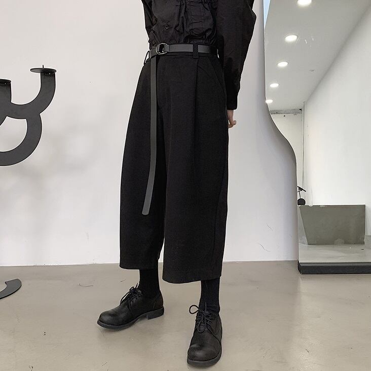 Cropped Semi-wide Pants【TR3292】