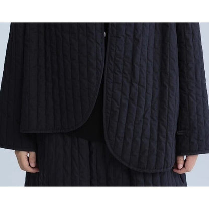 Asymemtry Ribbon Pleats Jacket【TR3255】