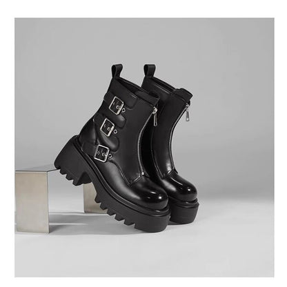 Metal Belt Martin Boots【TR3389】