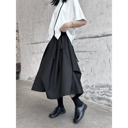 Asymmetry Layered Skirt【TR3165】