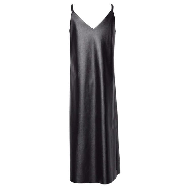 Pu Strap Leather All-in-One Dress【TR1210】