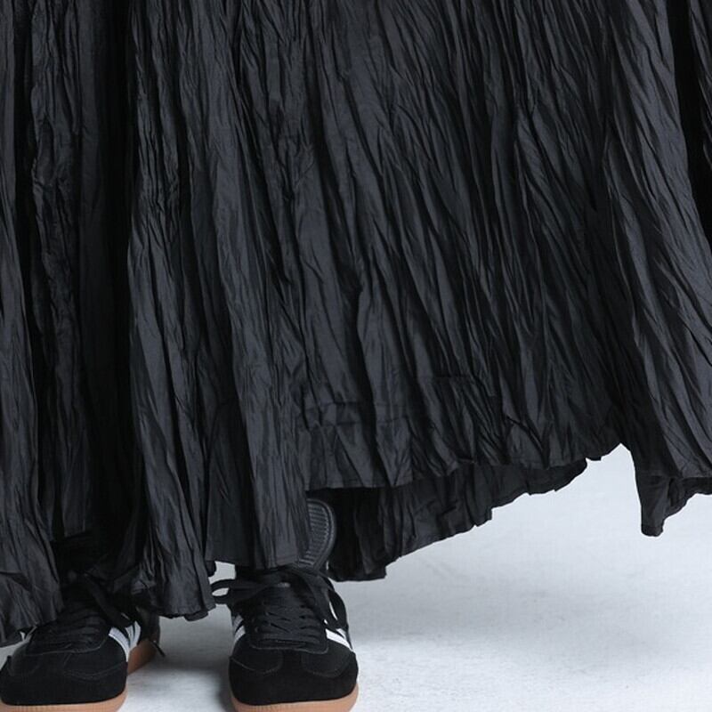 Crinkle Flare Skirt【TR3183】