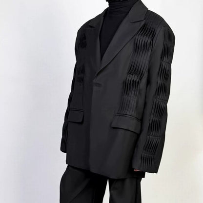 Pleated Structure Jacket【TR3365】