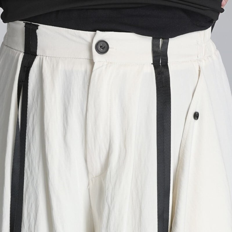 Flare Wide-Leg High-Waist Pants【TR3227】