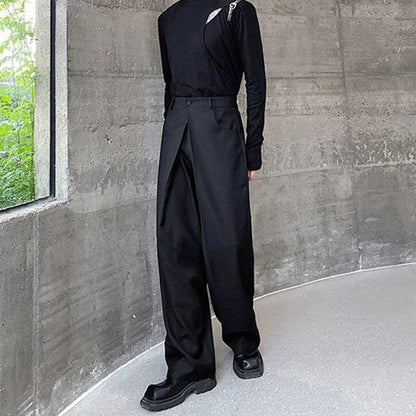 Layered Waist Wide Pants【TR3304】