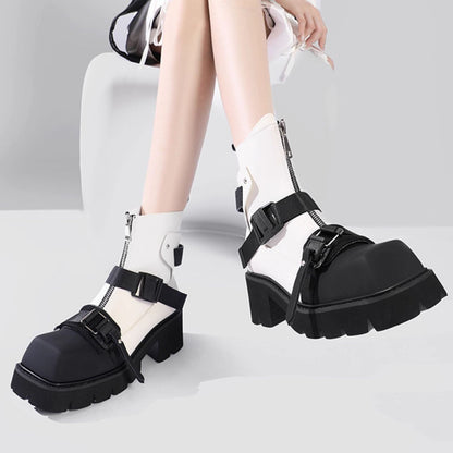 Punk-Rock Short Boots【TR3379】